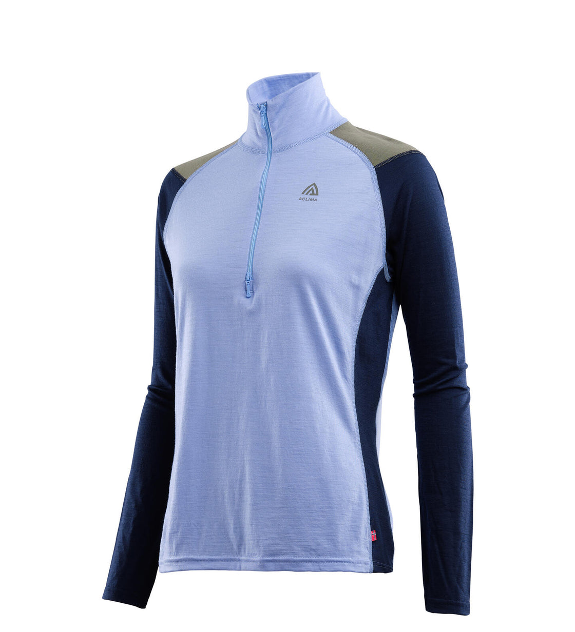 Lightwool Reinforced Mock Neck Damen