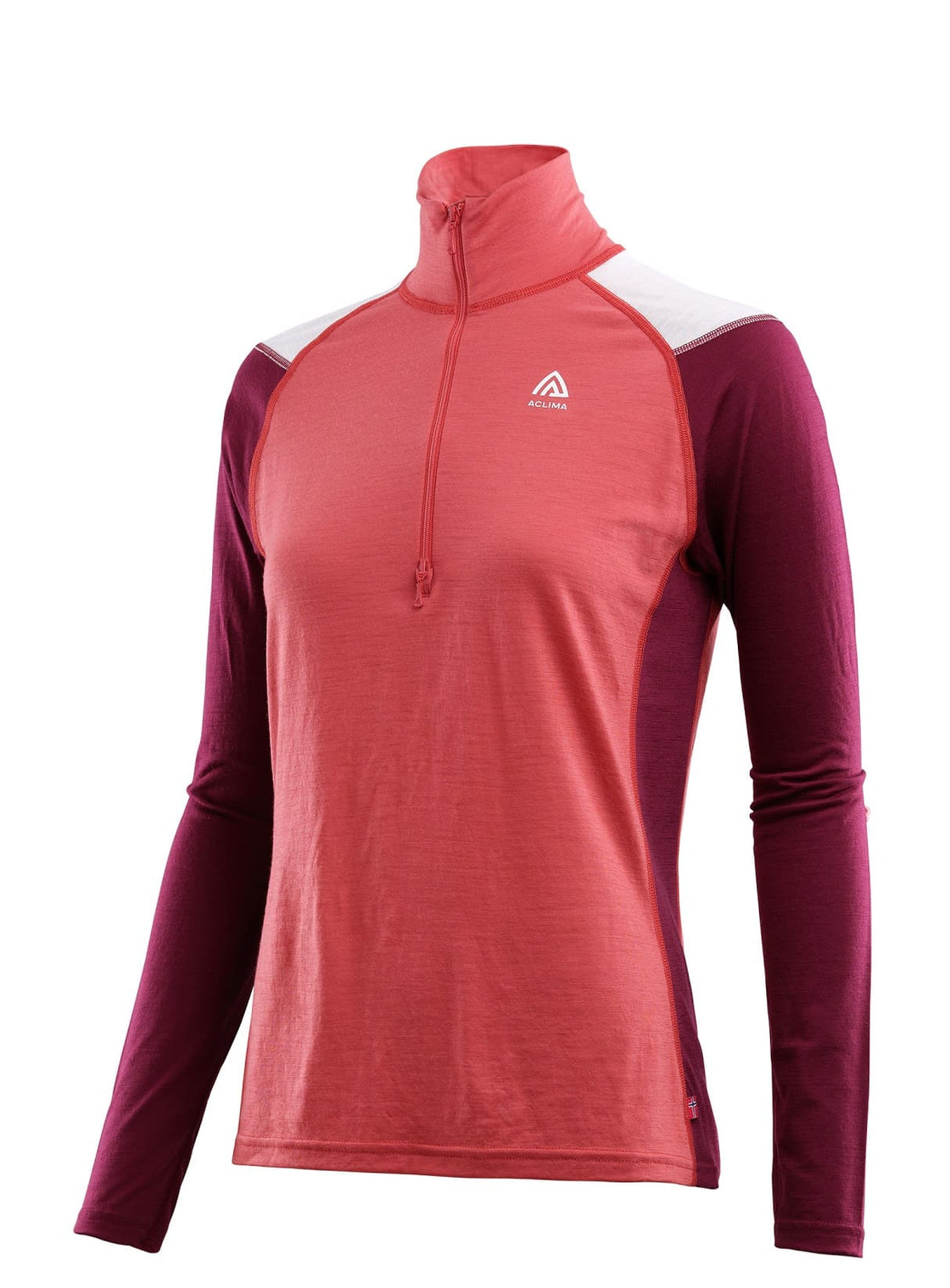 Lightwool Reinforced Mock Neck Damen