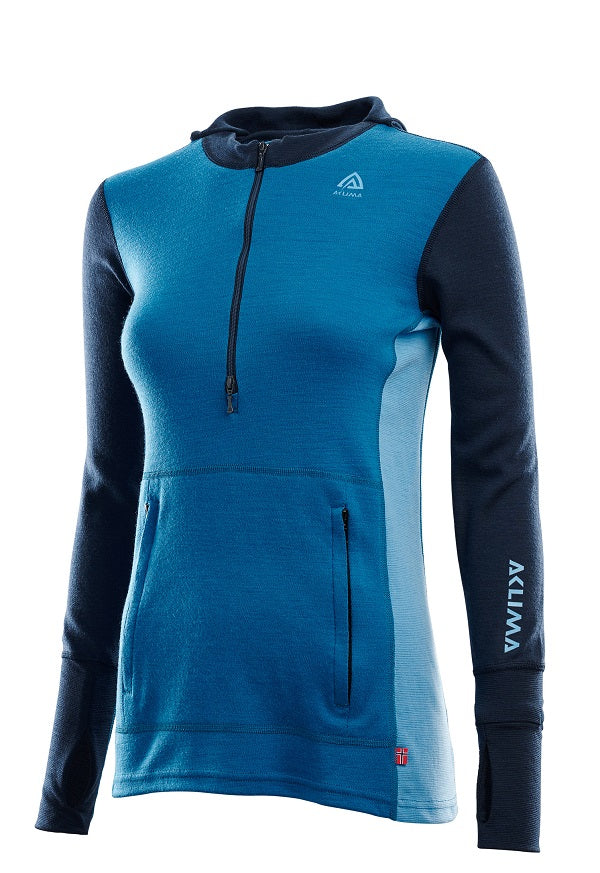 ACLIMA M â€™s Warmwool Hood Sweater W / Zip