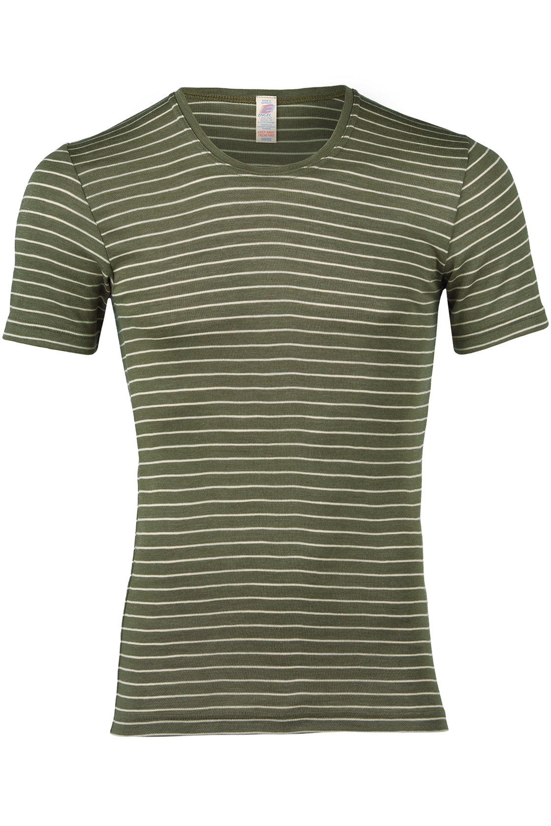 Merino-Seide Shirt gestreift Herren