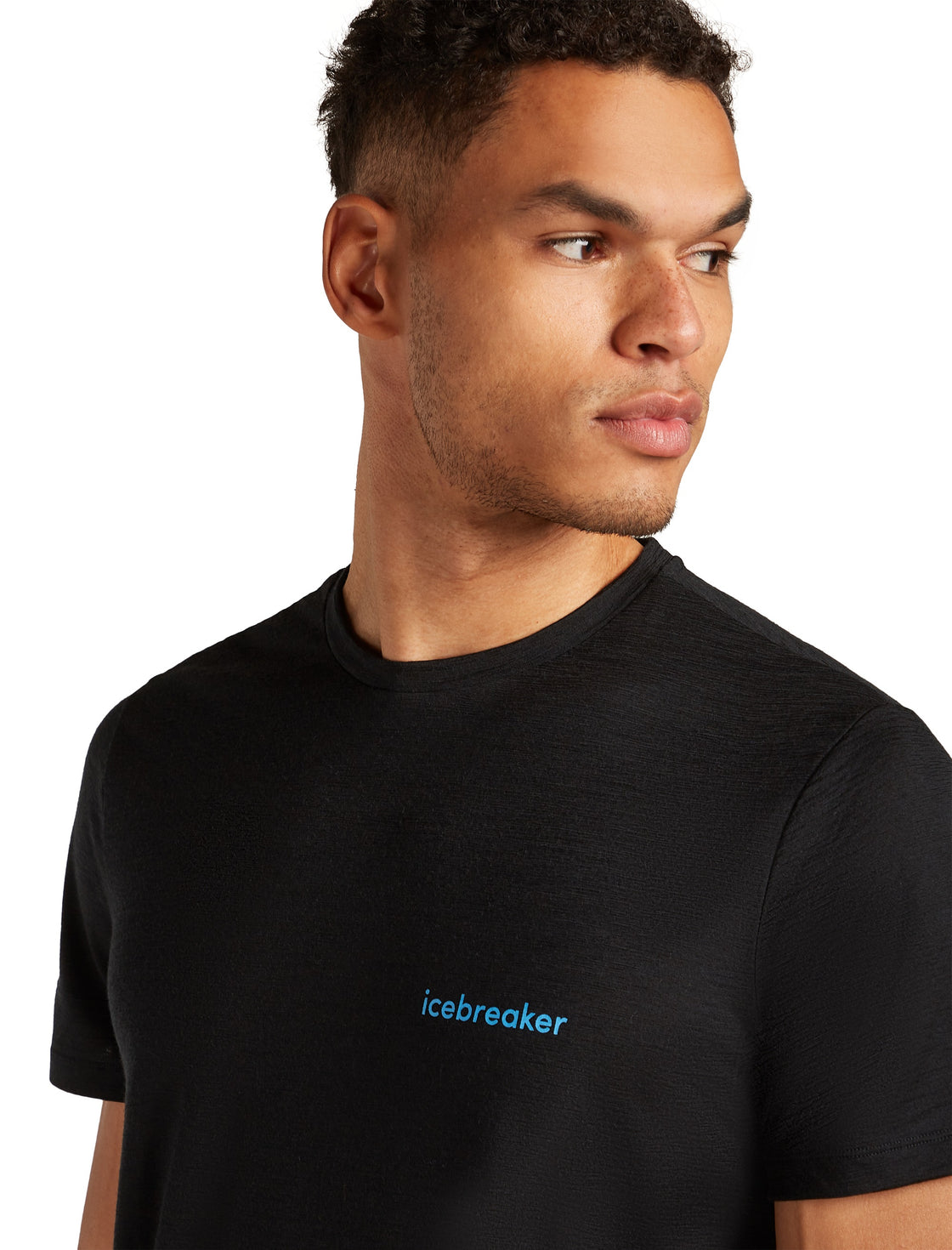 Tech Merino T-Shirt Icebreaker Wordmark ♂