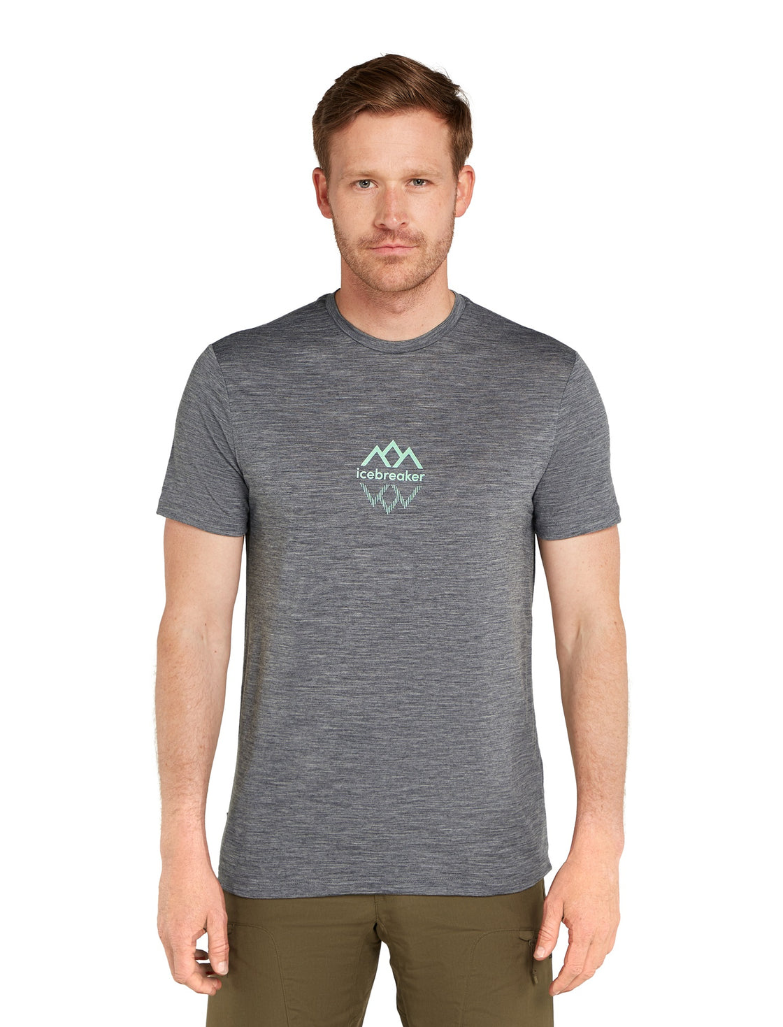 Tech Merino T-Shirt Icebreaker Logo Reflections ♂