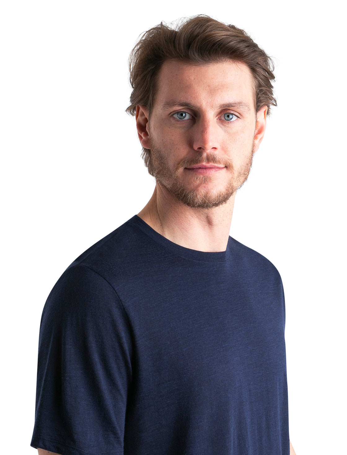 Merino-Leinen T-Shirt Herren