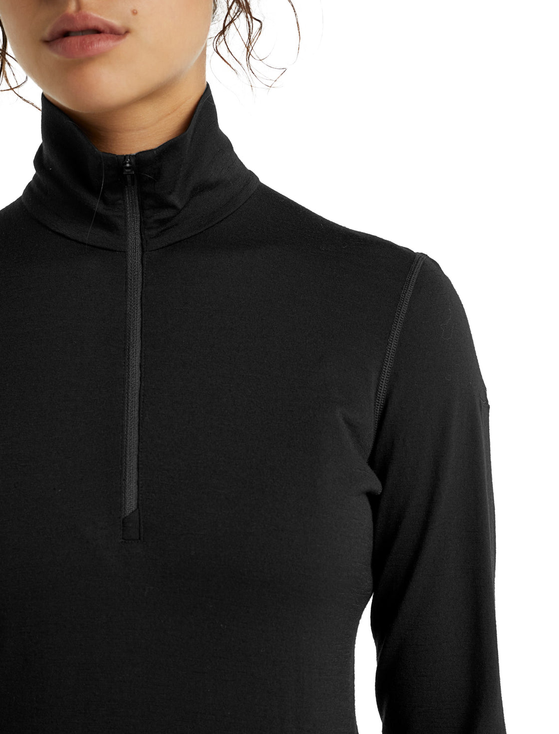 Oasis Merino Long Sleeve Damen Zip 200