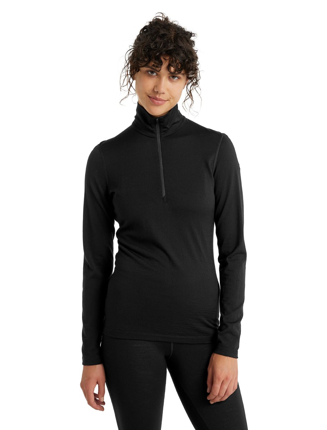 Oasis Merino Long Sleeve Damen Zip 200