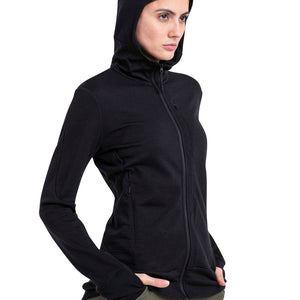 Quantum Merino Fleece Light Hoody Damen