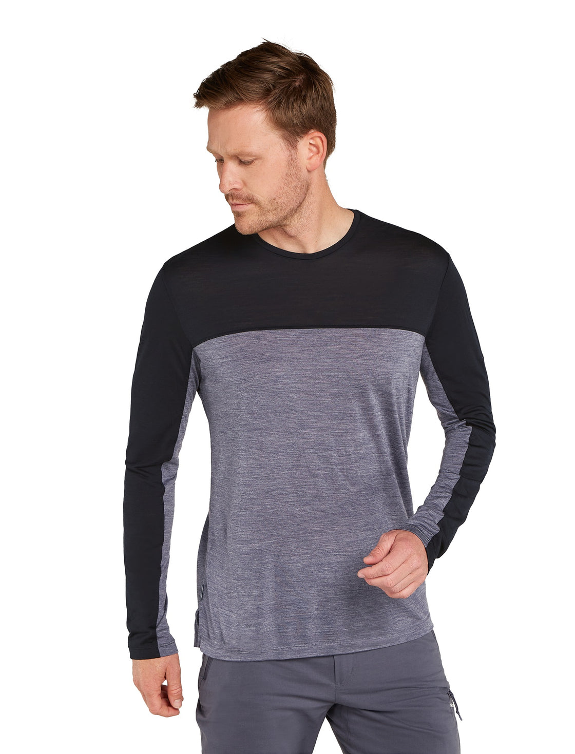 Sphere Tencel®-Merino Manches longues Color Block ♂