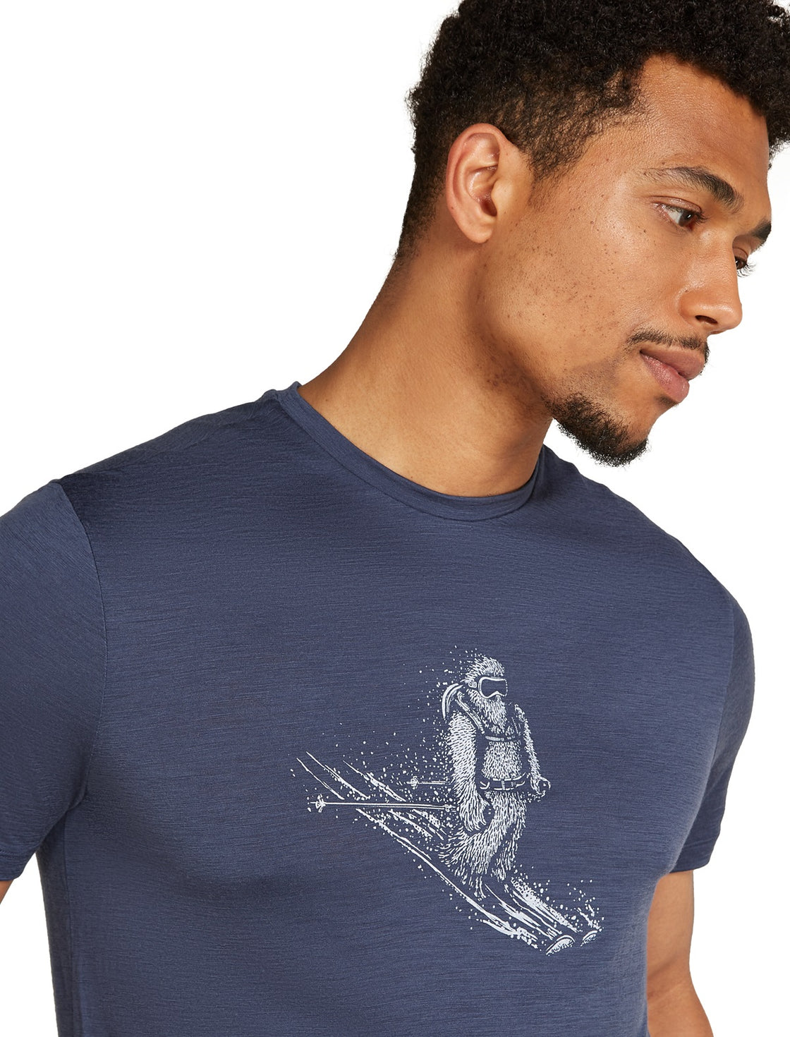 Tech Merino T-Shirt Skiing Yeti ♂