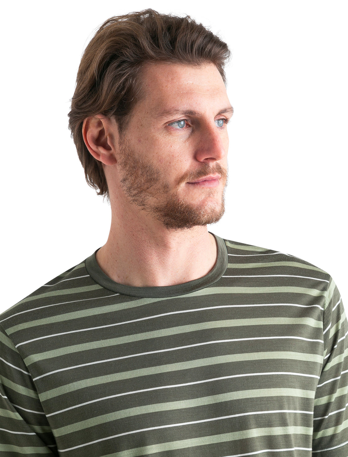 Wave Tencel®-Merino Shirt Stripe 150 ♂