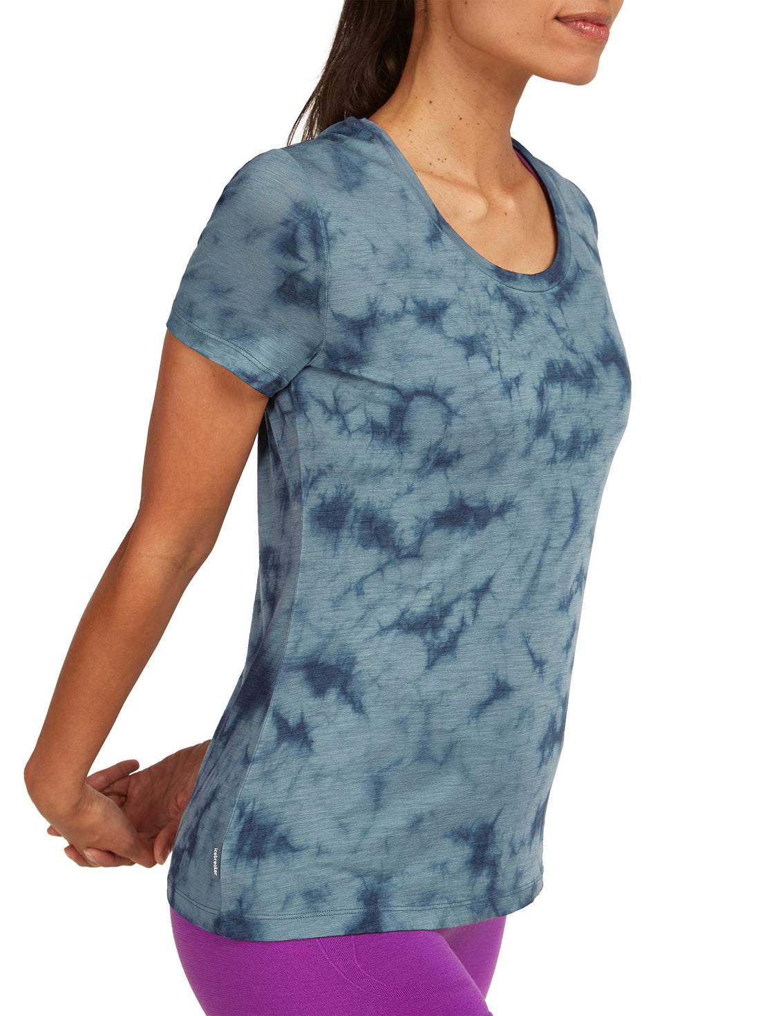 Tech Merino Scoop Tee Cloud Dye ♀