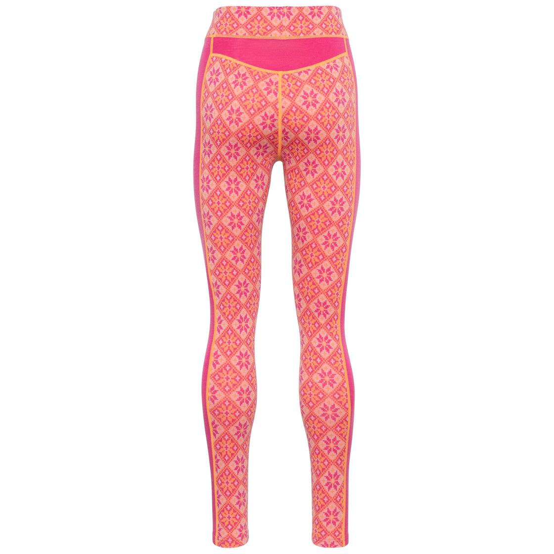 Legging Mérinos Taille Haute Rose 240