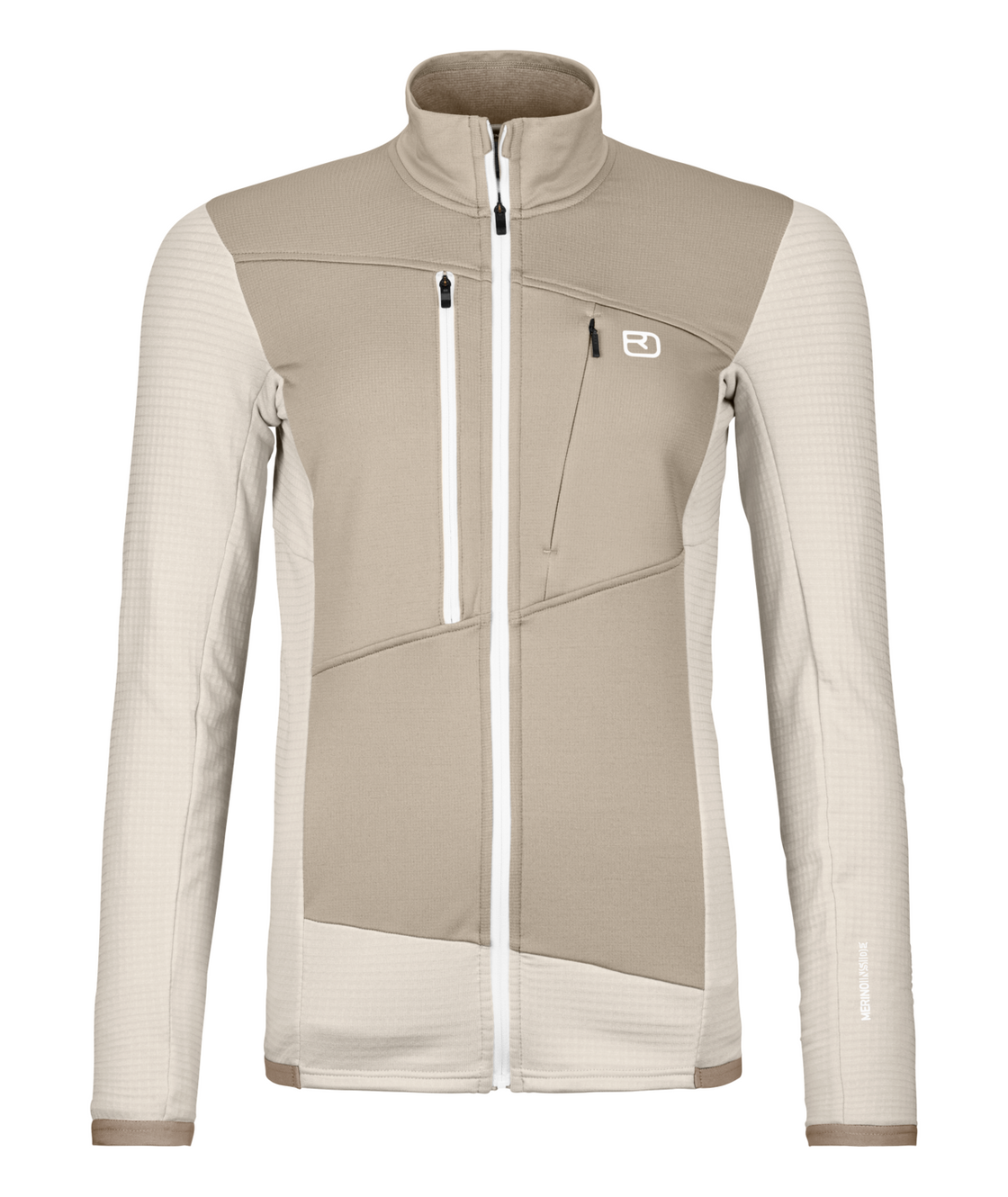 Merino Fleece Grid Jacket Damen
