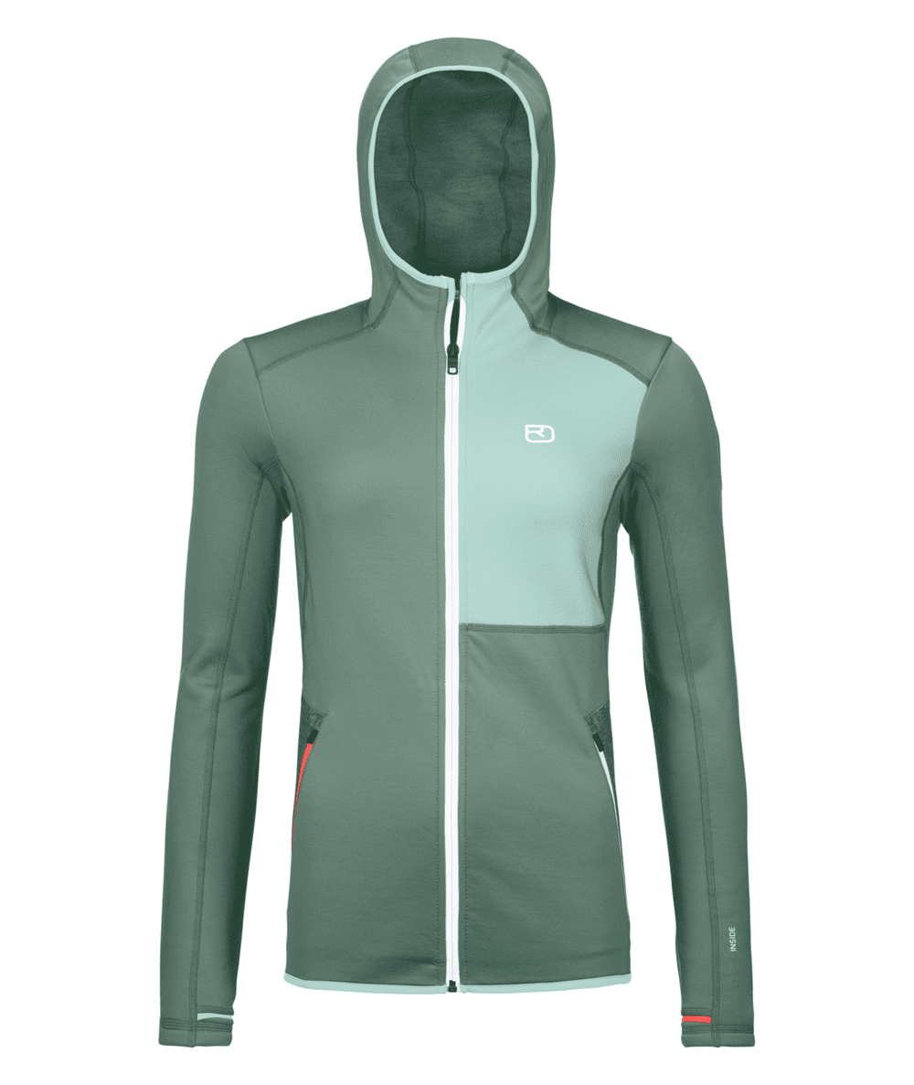 Merino Fleece Hoody Damen