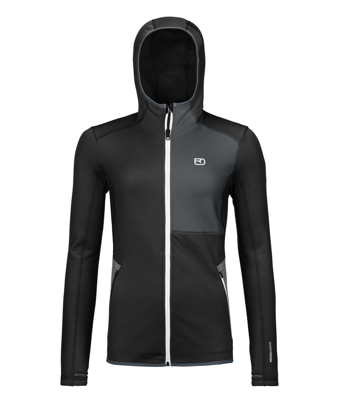 Merino Fleece Hoody Damen