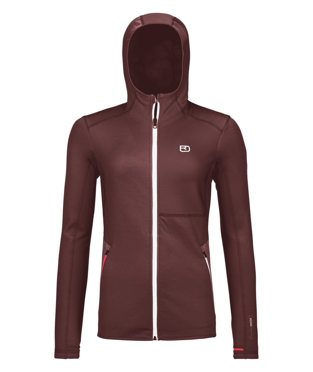 Merino Fleece Hoody Damen