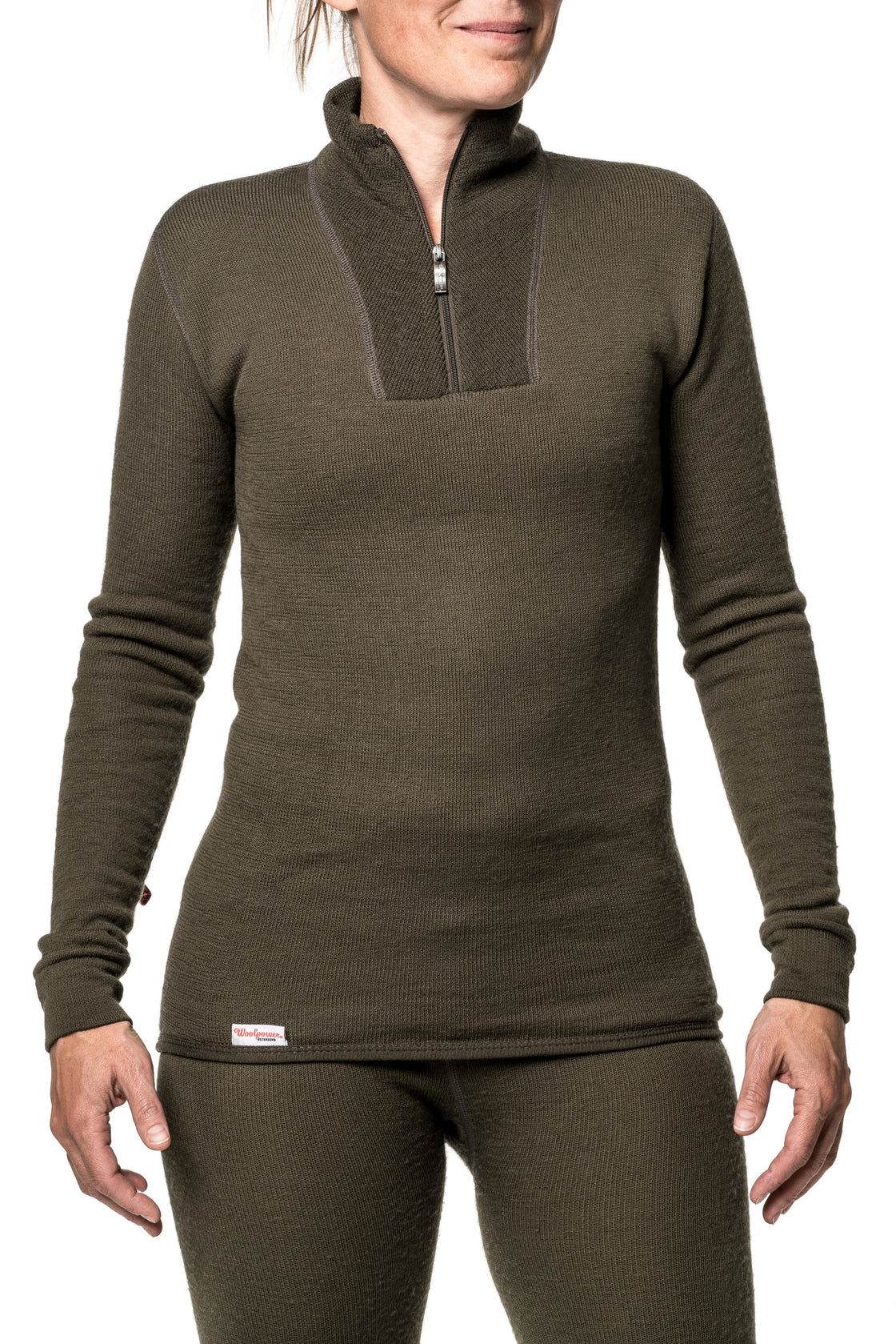 Ullfrotte-200 Thermo Merino Zip Turtleneck Unisex